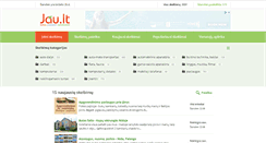 Desktop Screenshot of jau.lt